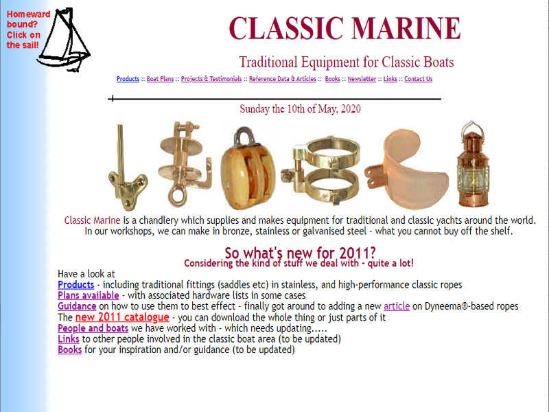 Classic Marine website